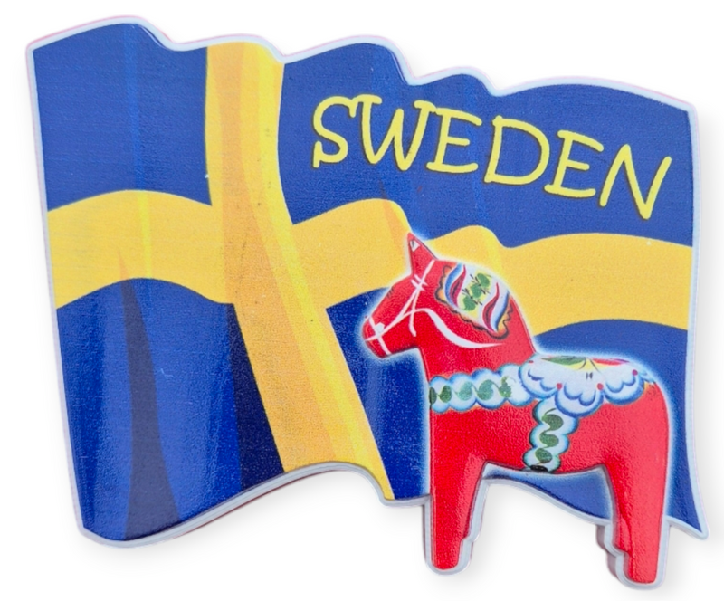 Fridge magnet Sweden flag