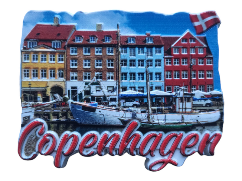 Copenhagen fridge magnet mini