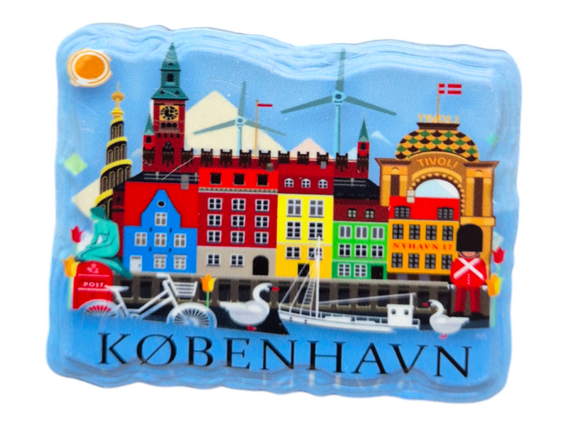 Copenhagen fridge magnet