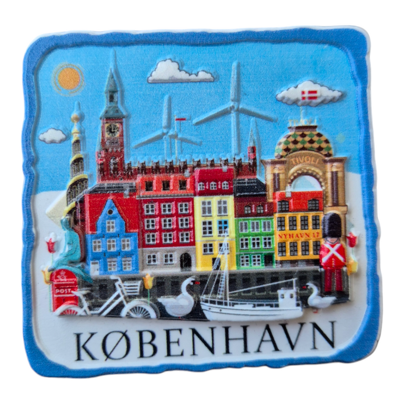 Copenhagen fridge magnet