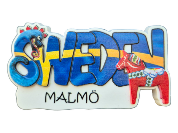 Malmö fridge magnets Dalahorse