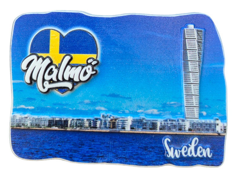 Malmö 3 D fridge magnet